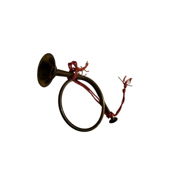 Lot 4 Music Note Ornaments Treble Clef Notes Brass Horn Jingle Bells Christmas - Picture 4 of 8